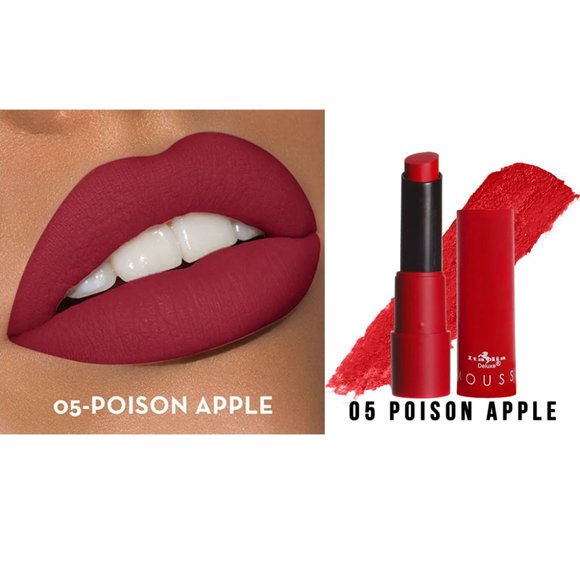 NEW Italia Deluxe Musse Matte Lipstick - 05 Poison Apple - Picture 5 of 5